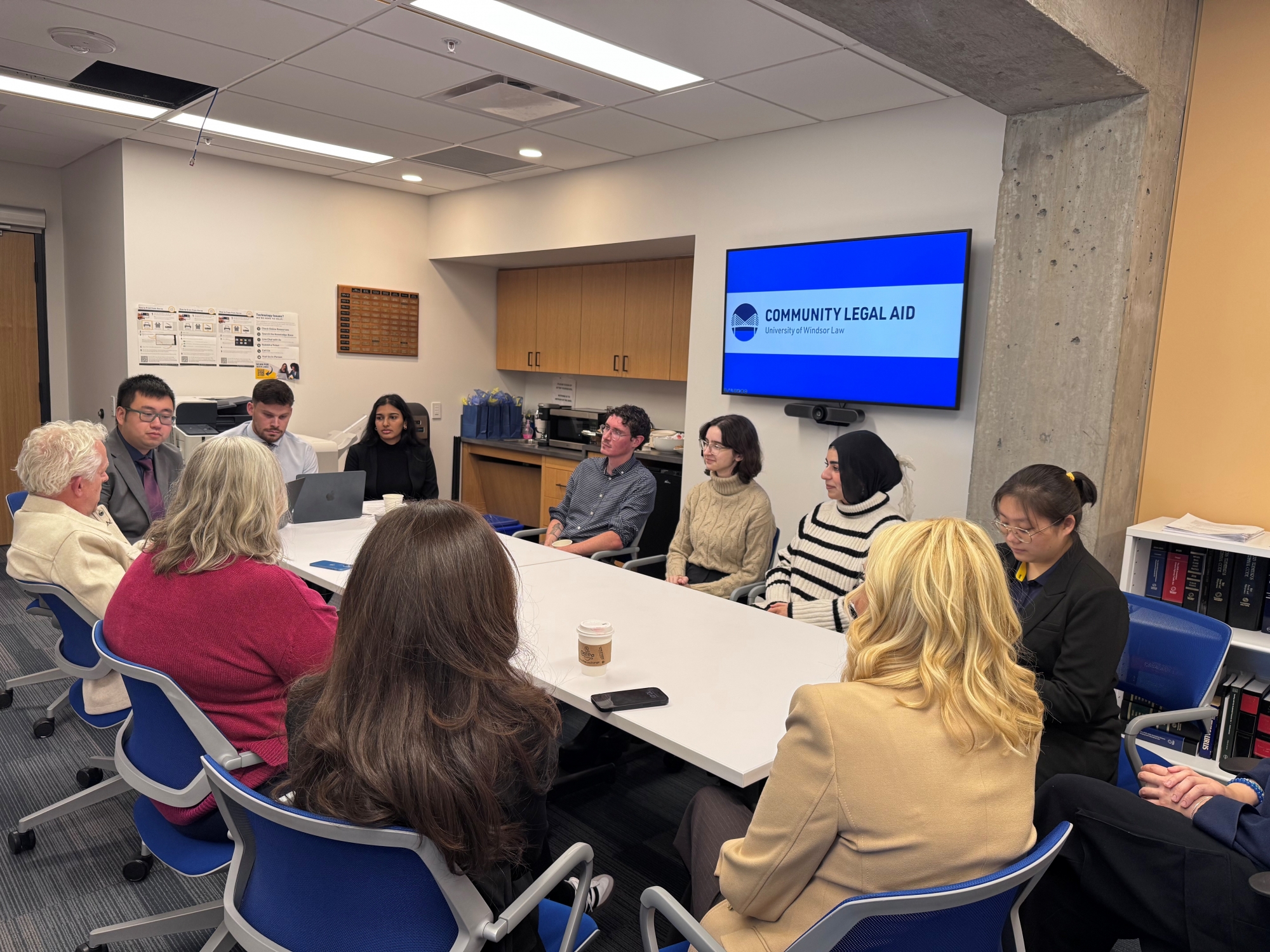 UWindsor students present to Legal Aid Ontario Executive Leadership