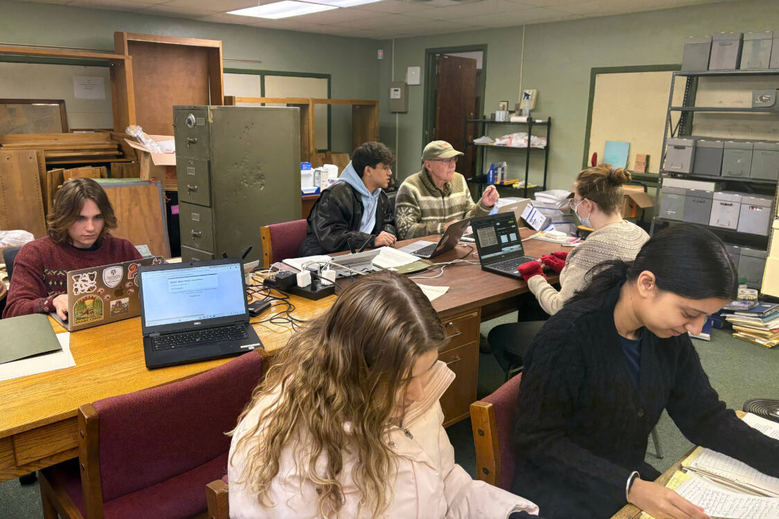 UWindsor students spent reading week digitizing archives for Miami Nation of Indiana