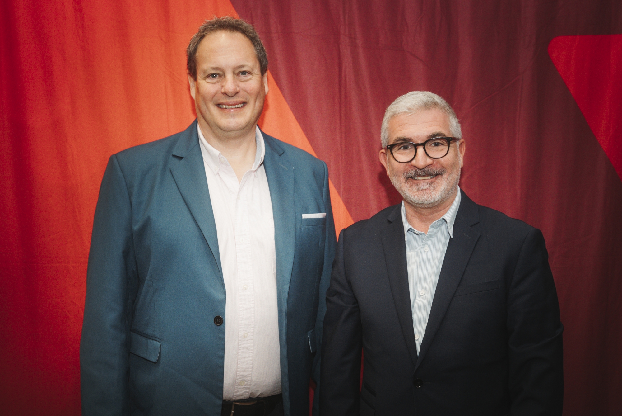 Andrew Lockie, CEO of YMCA Southwestern Ontario and J.J. McMurtry, UWindsor president and vice-chancellor
