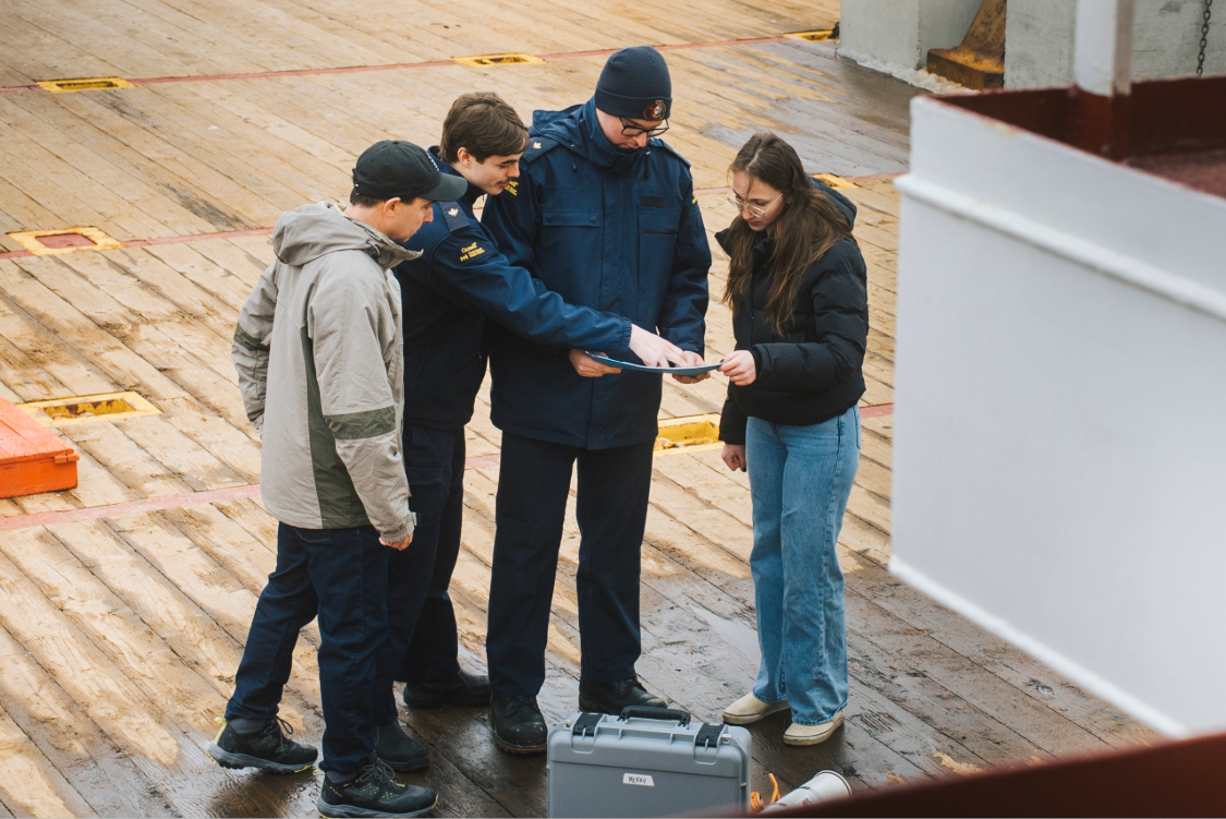 Jon Leblanc, Jack Hogan, Raphaël Cere and Kate Brown