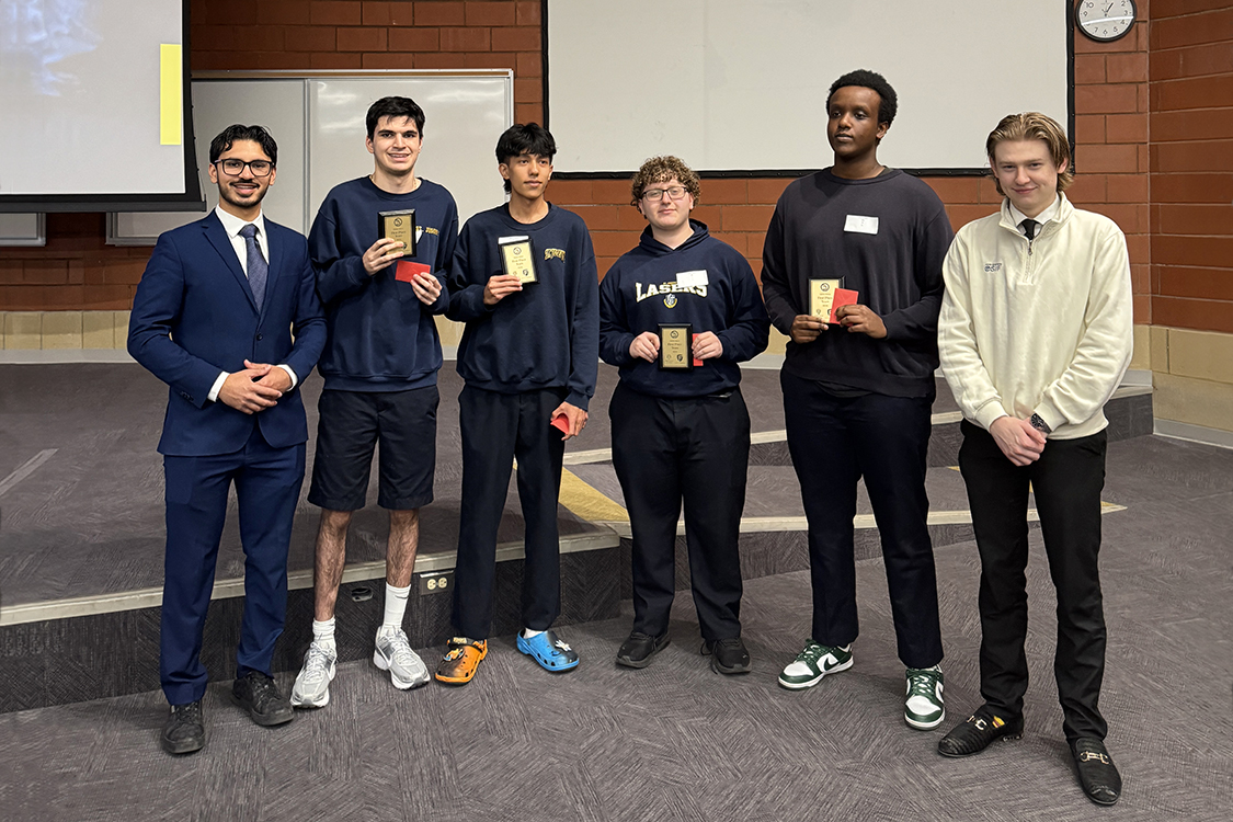 members of the winning team