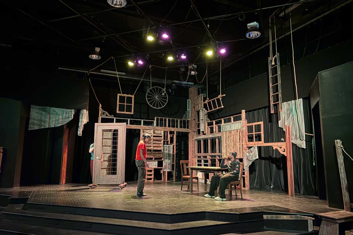 The Price of Freedom Cast at rehearsal