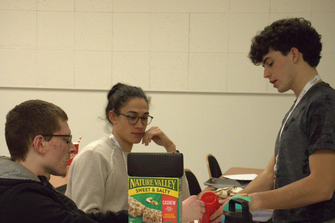 Second-year mechanical engineering students Kai Luong, Owen Lebel and Andrew Raoux 