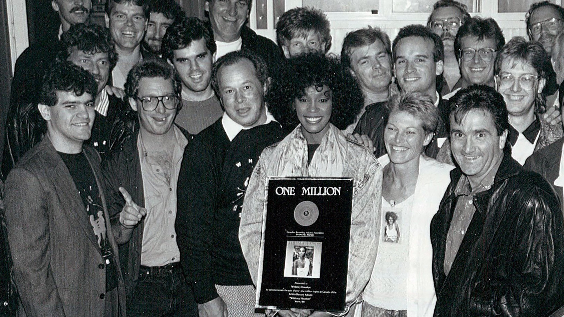 Kevin Shea with Whitney Houston