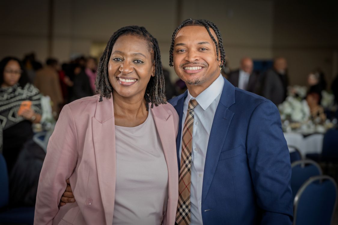 Joan Simpson and Jeremiah Bowers