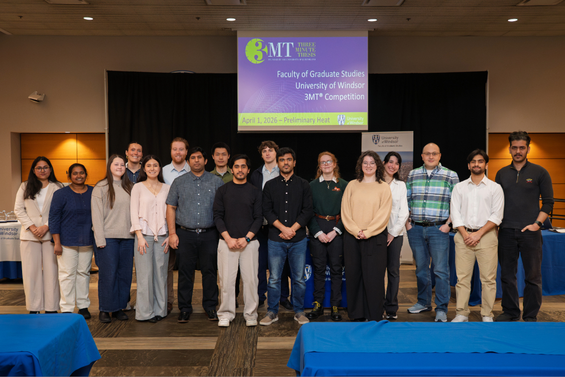 All 17 contestants in the 2026 3MT.