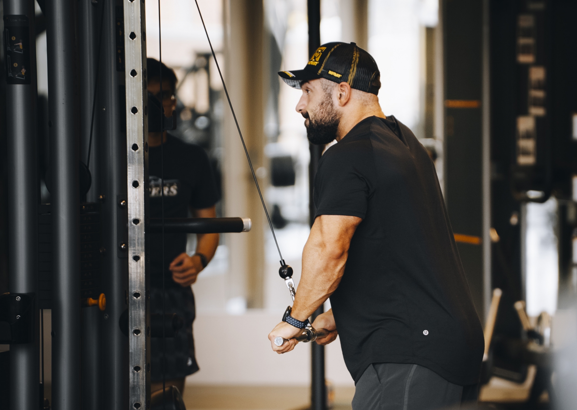 Hossein Jafari works out at Toldo Lancer Centre
