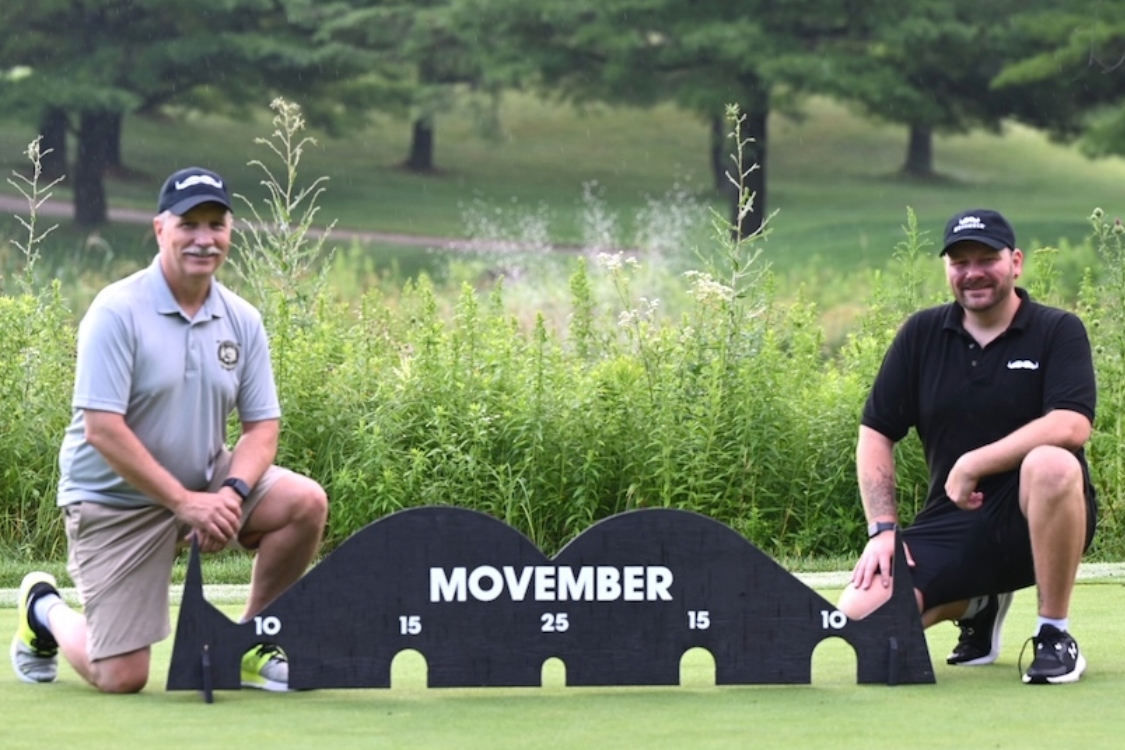 Jeff Morrison at a Movember Canada event
