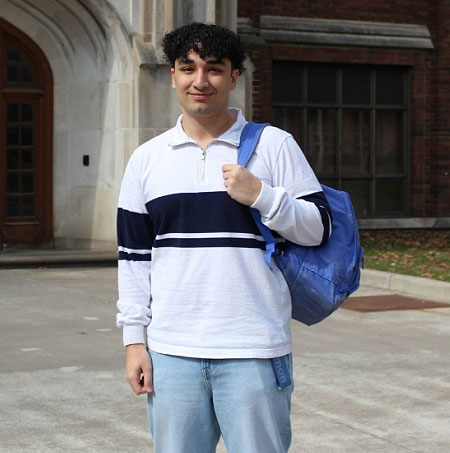 Third-year communication, media and film student Adrian Yonan