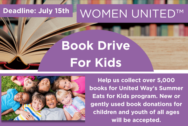 Women United holding campus book drive until July 15
