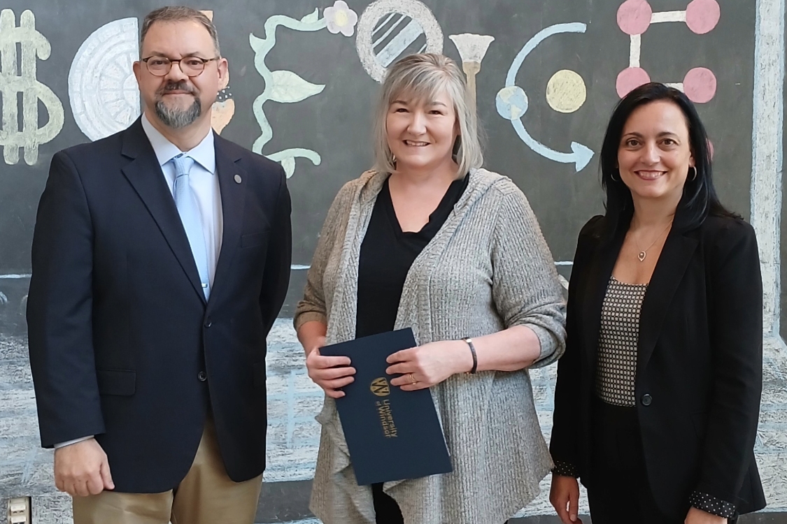 Dr. Claudio Verani, Jayne Pierce and Dr. Dora Cavallo-Medved