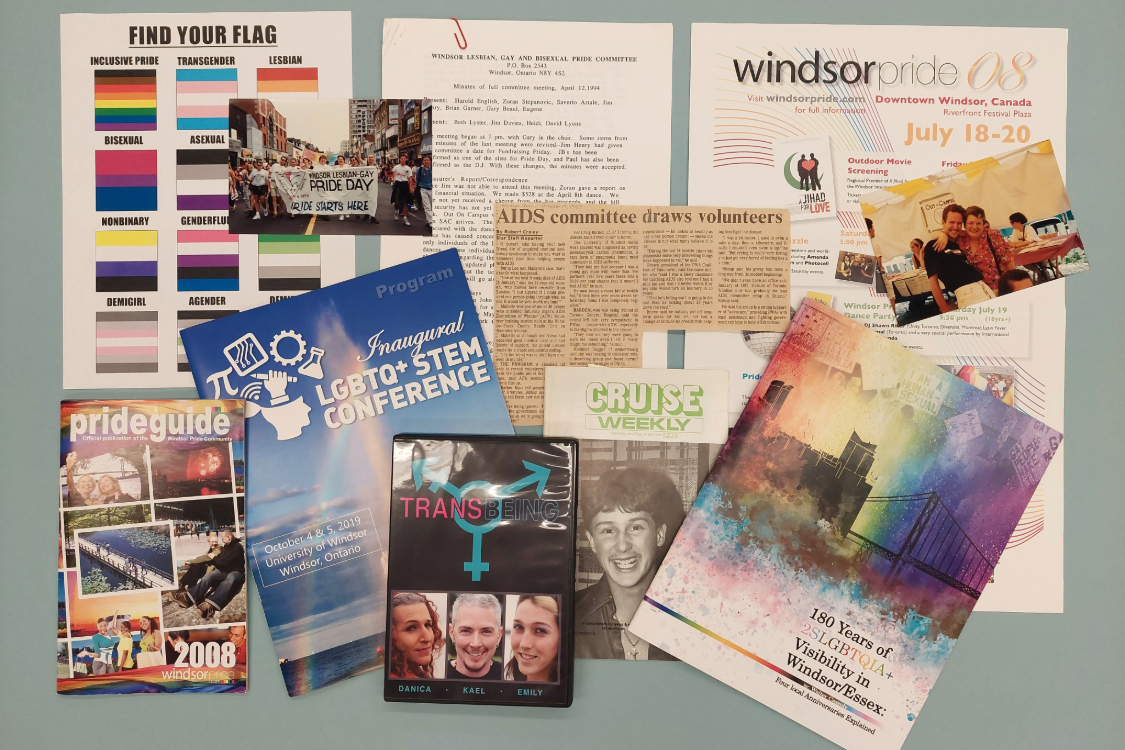 Items found in the Queer Life in Windsor and Essex County: A Living History physical archive
