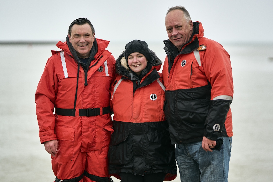 From left, Dr. Michael McKay, Brittany N. Zepernick and Steven W. Wilhelm