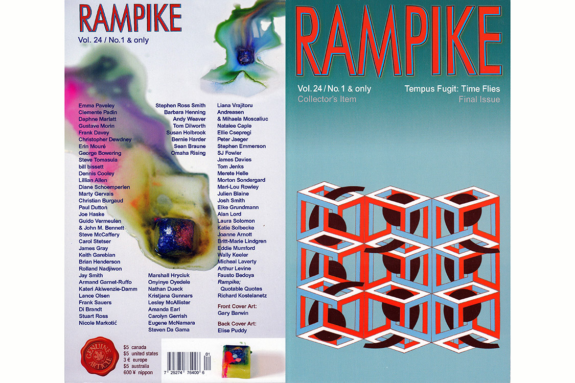 image of front and back covers of Rampike Magazine