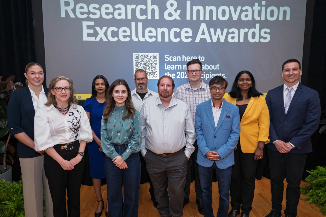 Winners gathered at award event