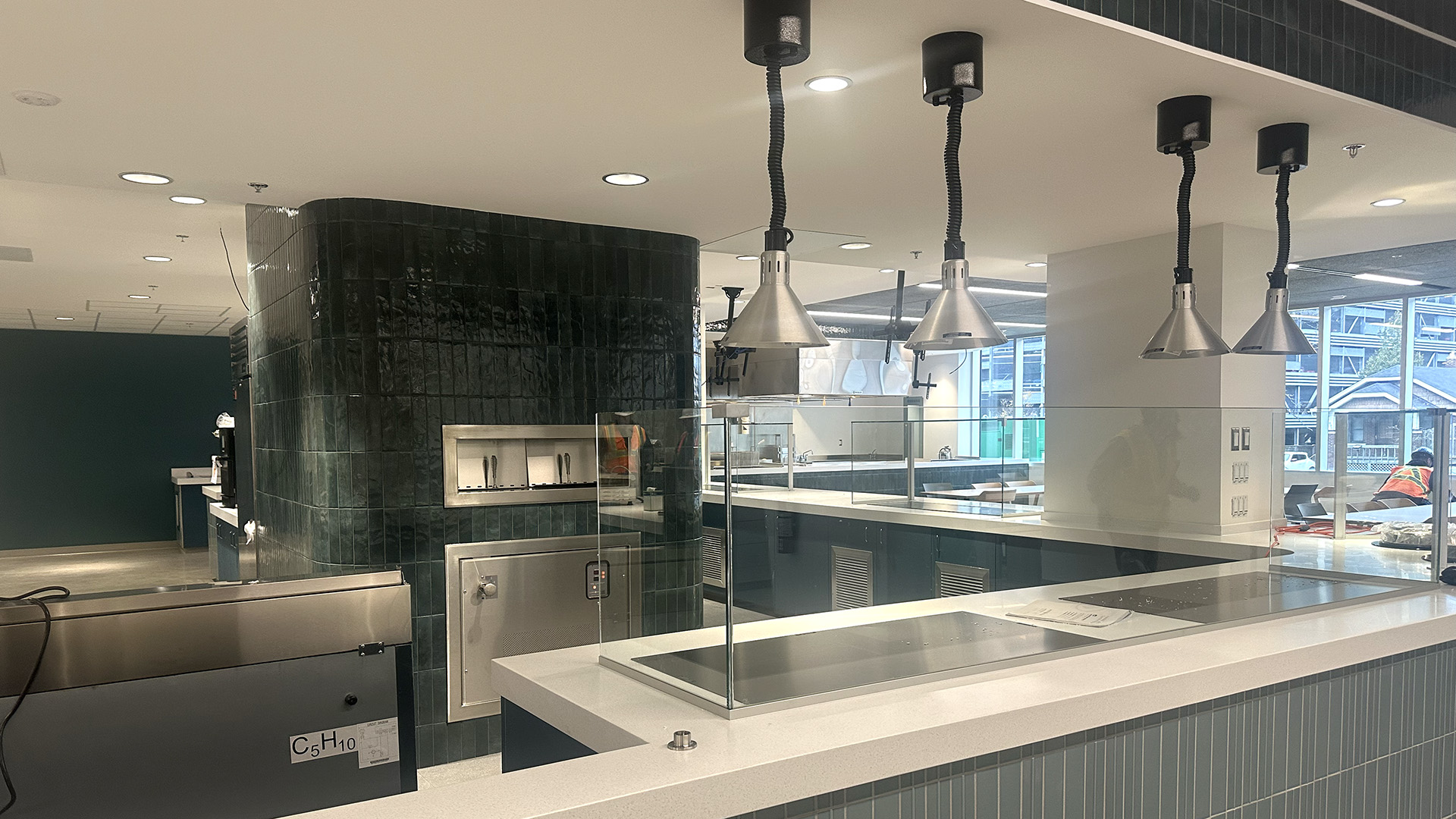 Food service stations in Rodzik Hall