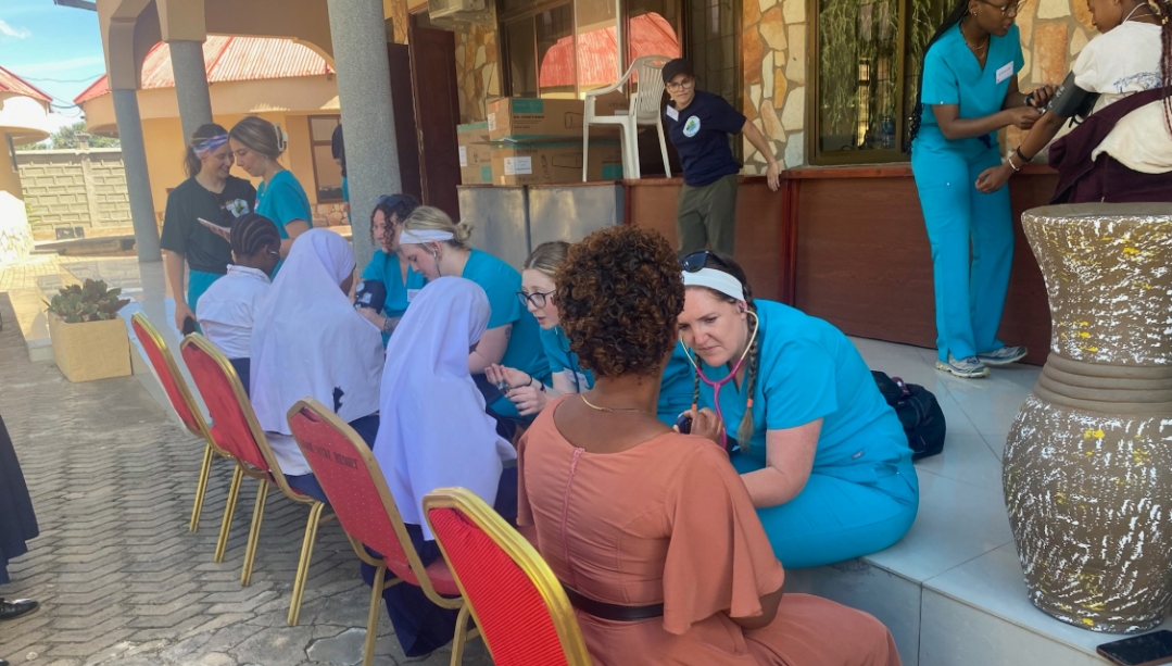 Twenty-eight University of Windsor students from the faculties of education and nursing took part in an experiential learning trip to Tanzina, focusing on social justice and humanitarian work. (Student supplied photo)