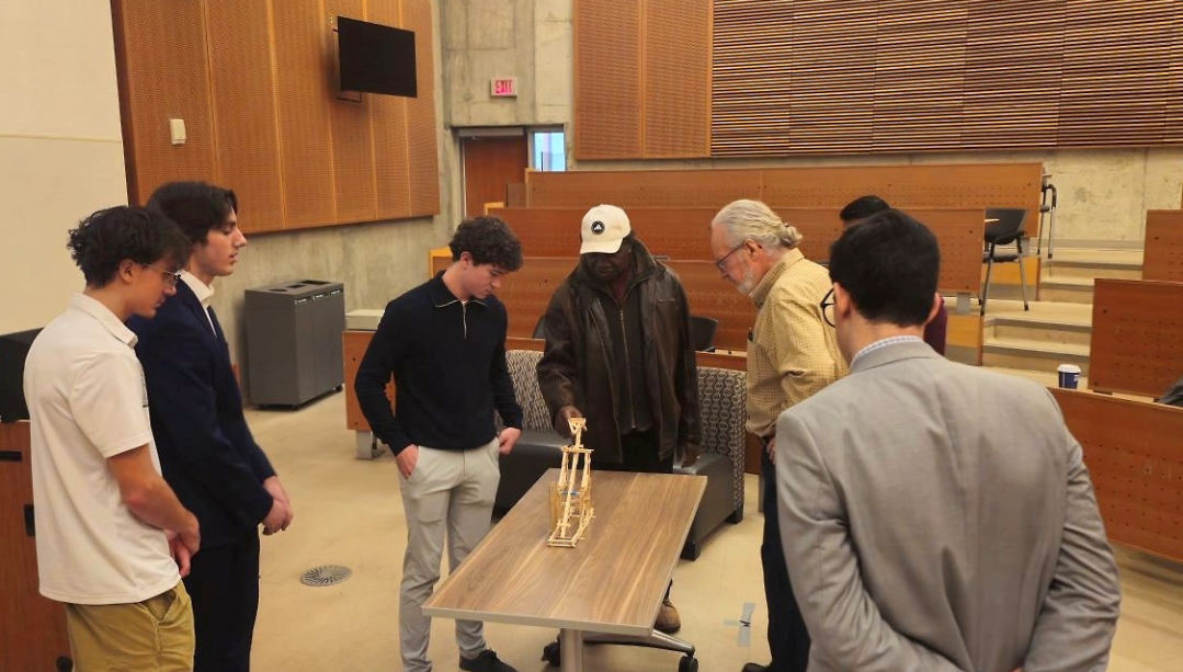 Students competing at the Windsor Engineering Competition