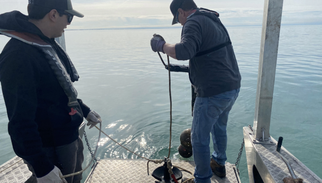 Dr. Aaron Fisk in the field