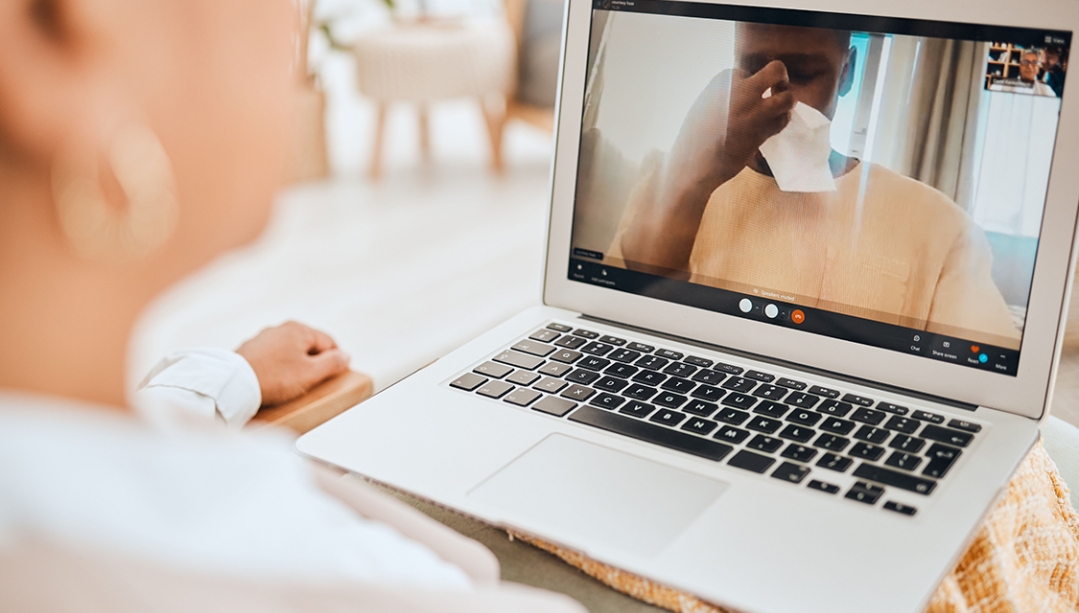 image of online counselling session