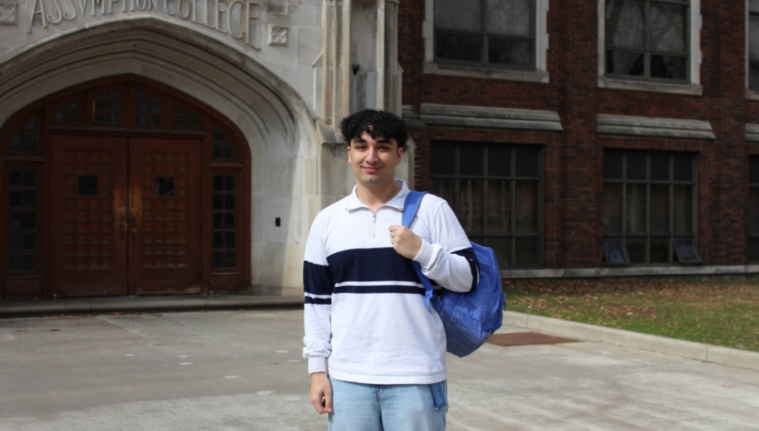Third-year communication, media and film student Adrian Yonan