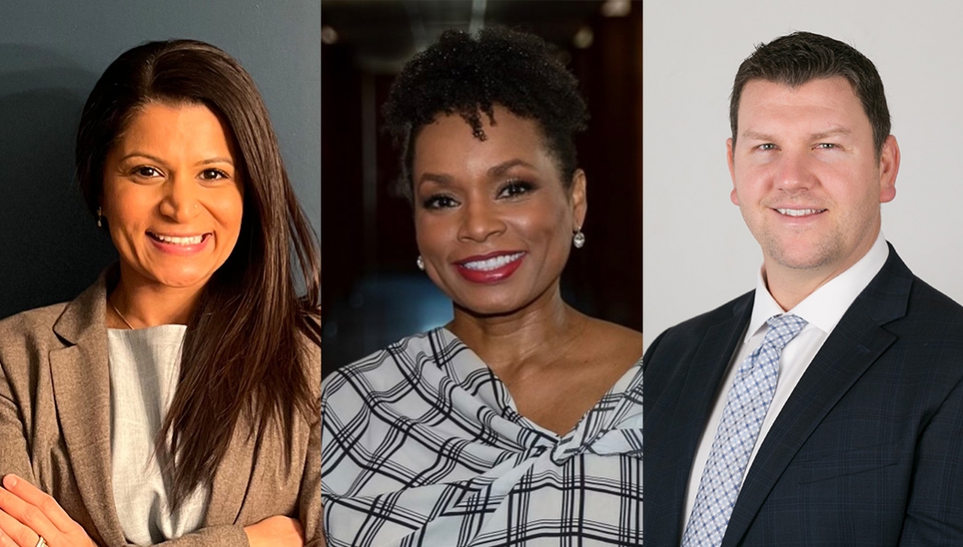 Photos of Priyanka Philip, Marium Tolson-Murtty and Ryan Donally