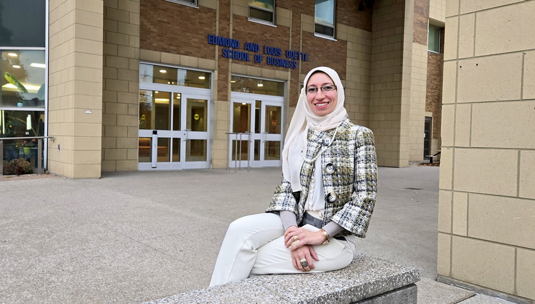 Dr. Esraa Abdelhalim is shown in front of Odette
