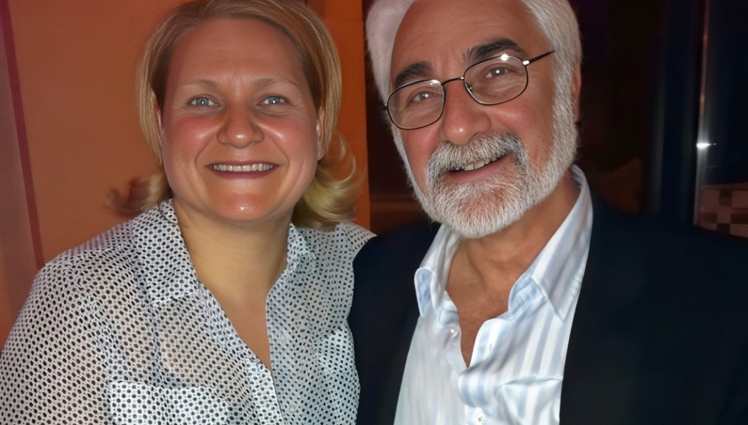 Natalie Giannotti pictured with her father
