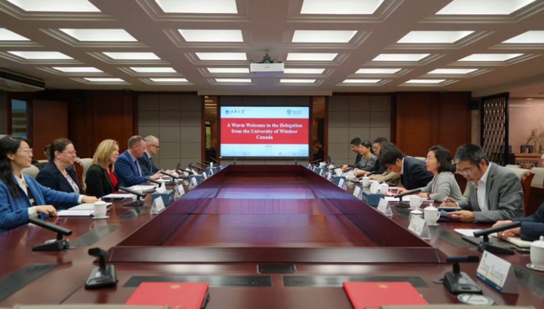 UWindsor senior leaders visit Jiangnan University.