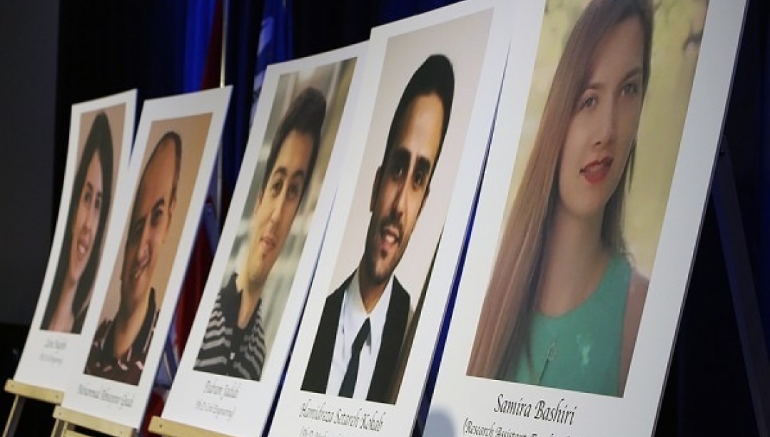 Flight PS752 memorial images.