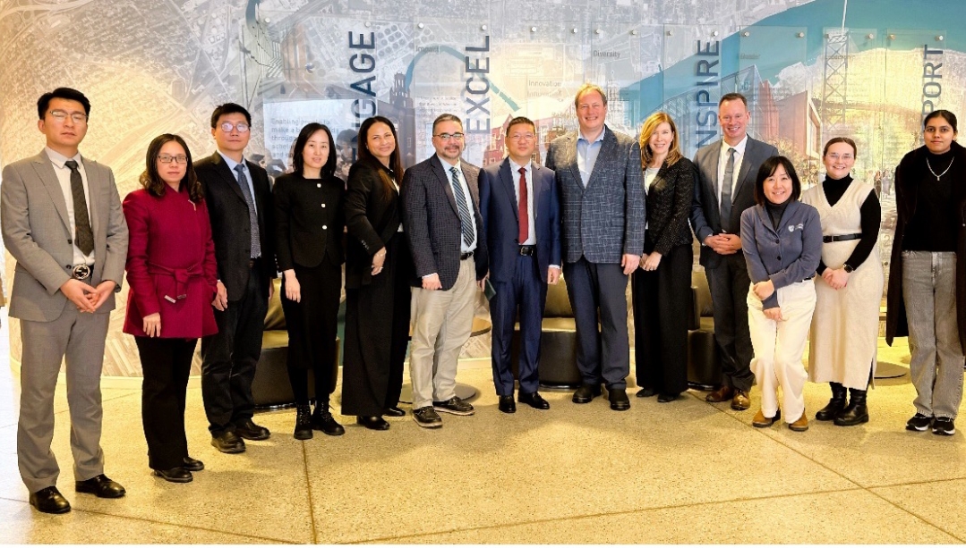 Group photo of SCC and UWindsor delegates.