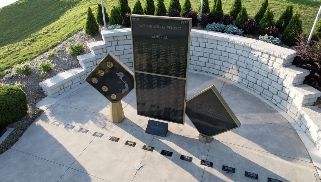Video still of Canadian Vietnam Memorial