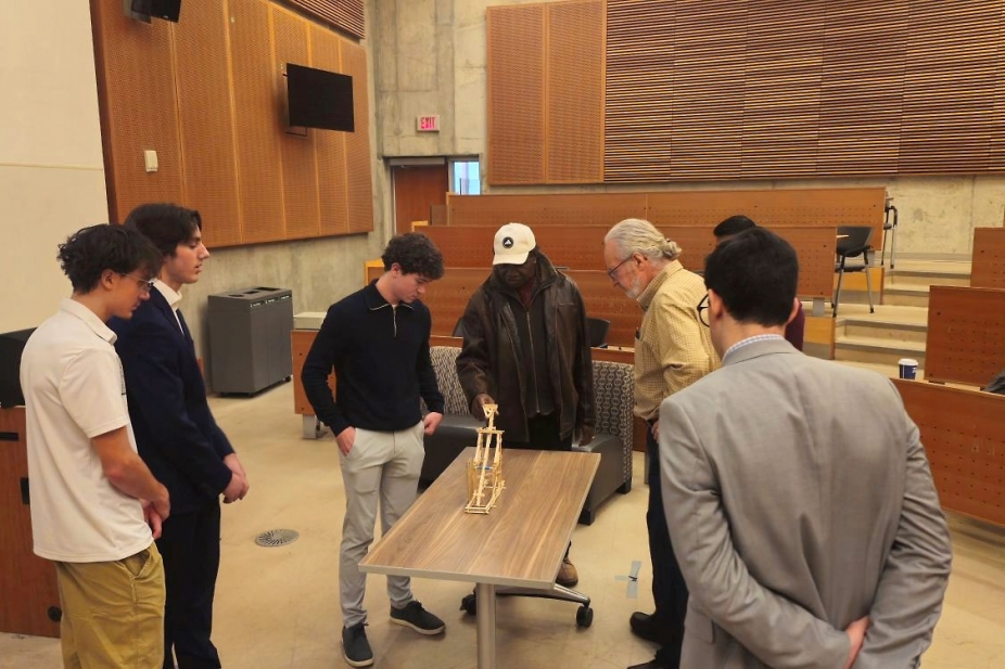 Students competing at the Windsor Engineering Competition