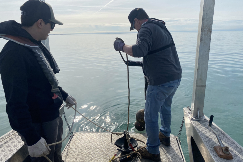 Dr. Aaron Fisk in the field