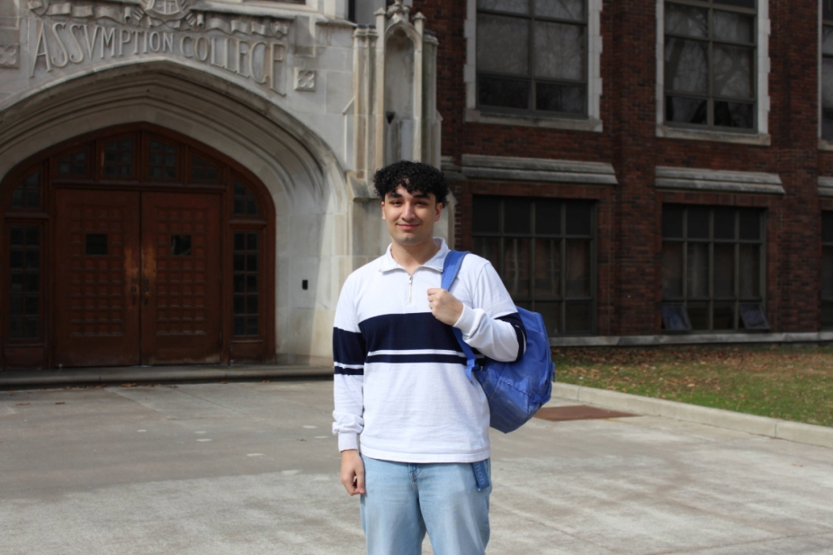 Third-year communication, media and film student Adrian Yonan