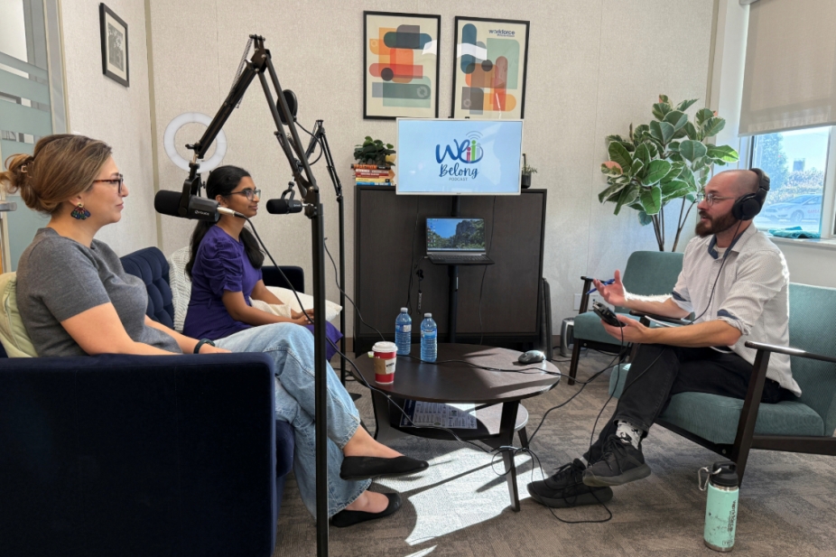 Ana Masoud, Meghana Reddy Allipur and Aaron Fanteux on the WE Belong Podcast