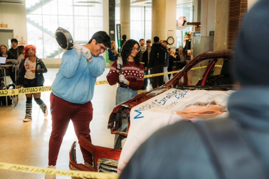 Engineering Students' Society car smash