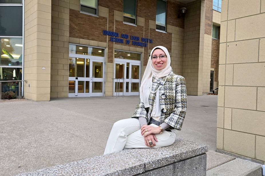 Dr. Esraa Abdelhalim is shown in front of Odette