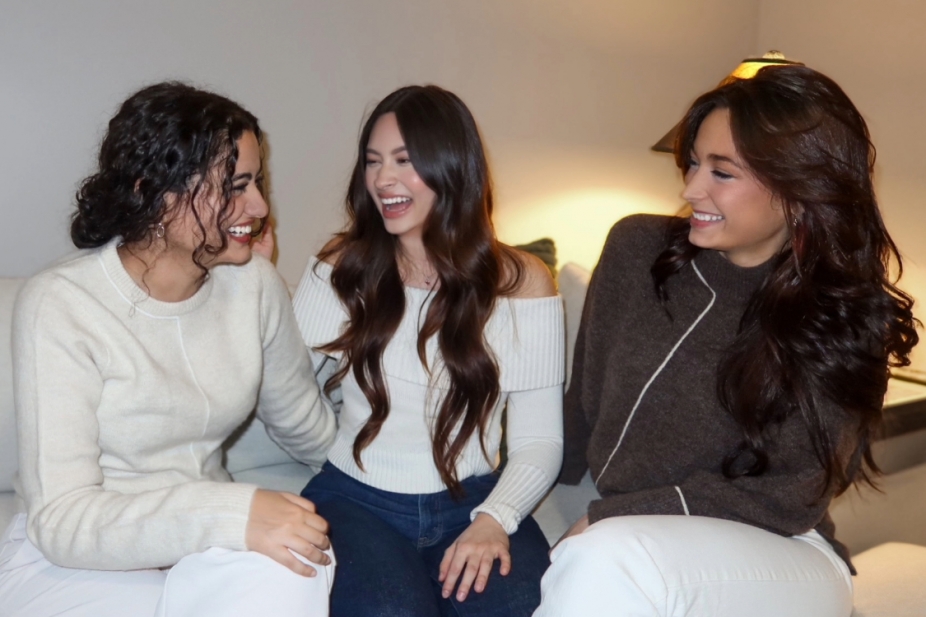 From left, Fatima Hamad, Lauren Oschanney and Olivia Wahby