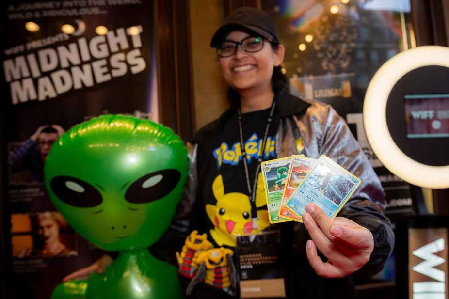 Student volunteer helps out at WIFF 2026