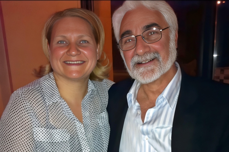 Natalie Giannotti pictured with her father