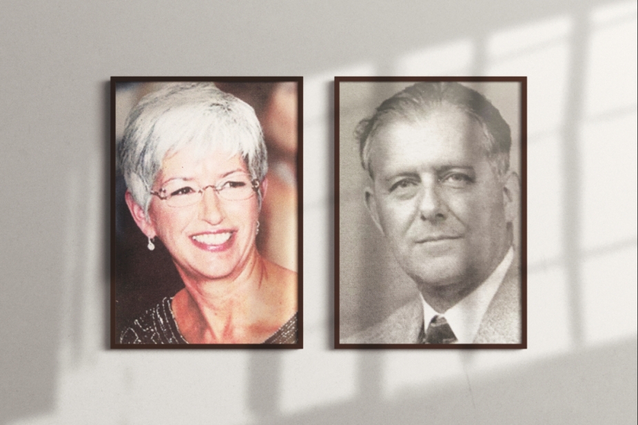 (Left) Catherine Quinlan (Right) Dr. Lucjan Krause