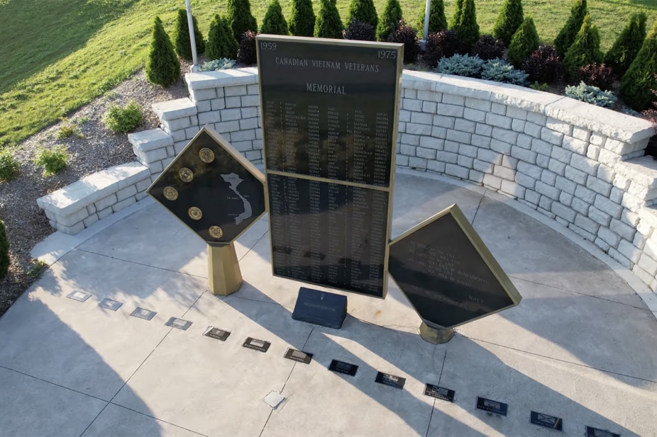 Video still of Canadian Vietnam Memorial
