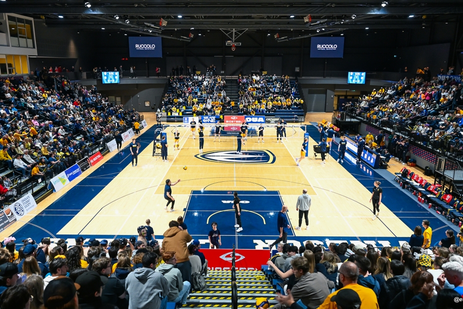 Lancers volleyball at Toldo Lancer Centre.