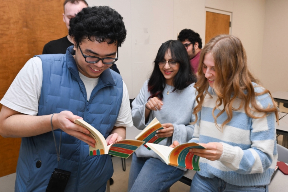 Students get first look at The Poet's Cookbook