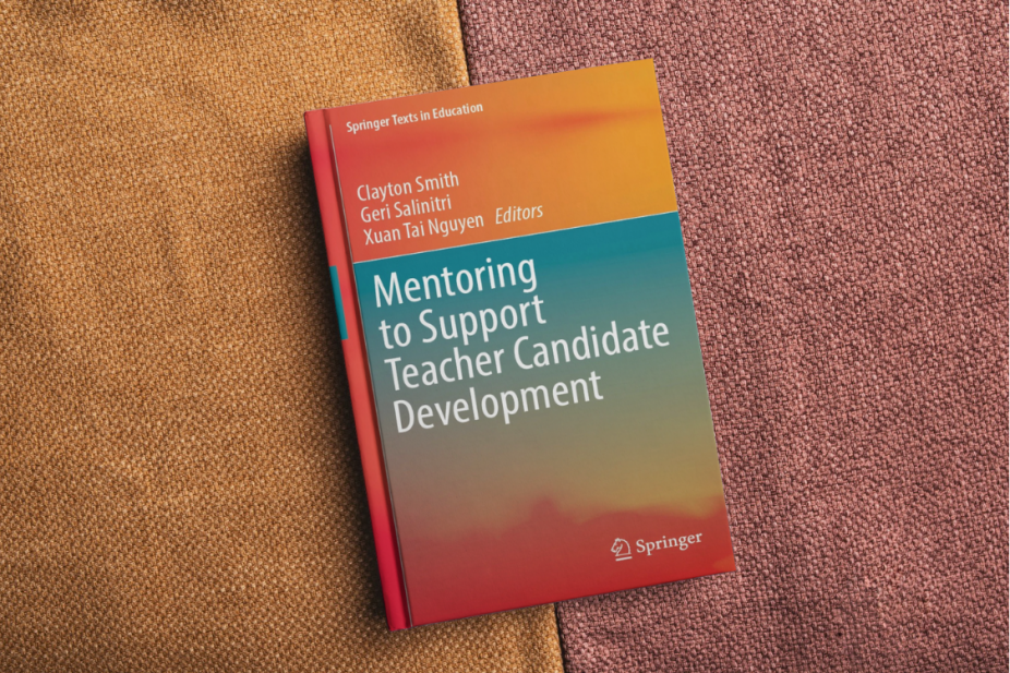 Mock-up of book cover for Mentoring to Support Teacher Candidate Development