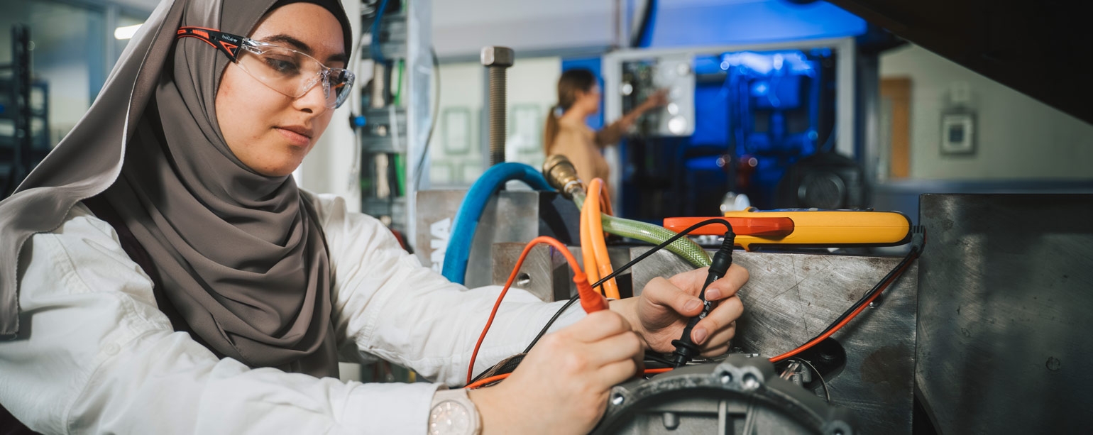 Aya Abu-Libdeh is a research and development engineer at the Centre for Hybrid Automotive Research and Green Energy