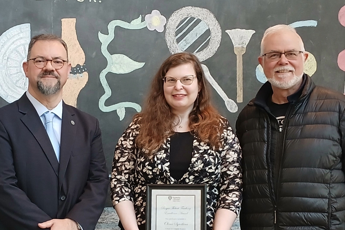 Dr. Claudio Verani, Olena Syrotkina and Dr. Phil Dutton