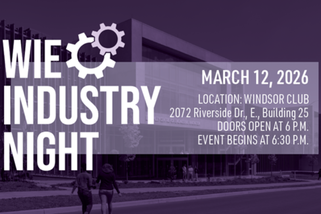 Women in Engineering Industry Night poster