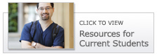 Current Student Resources - Graphic link